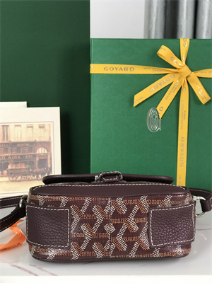 Goyard Grand Bleu PM Shoulder Bag Goyardine Canvas &  Calfskin