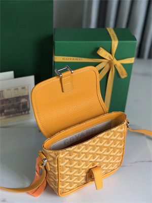 Goyard Grand Bleu PM Shoulder Bag Goyardine Canvas &  Calfskin