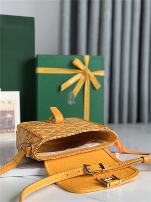 Goyard Grand Bleu PM Shoulder Bag Goyardine Canvas &  Calfskin