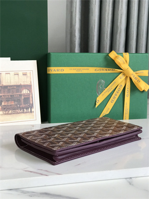 Goyard Richelieu Wallet Goyardine Canvas & Vauzelles Calfskin