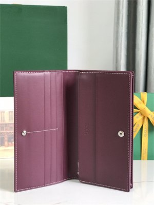 Goyard Richelieu Wallet Goyardine Canvas & Vauzelles Calfskin