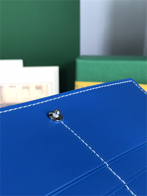 Goyard Richelieu Wallet Goyardine Canvas & Vauzelles Calfskin