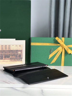 Goyard Richelieu Wallet Goyardine Canvas & Vauzelles Calfskin