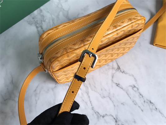 Goyard Cap-Vert PM Bag Goyardine Canvas & Cervon Calfskin