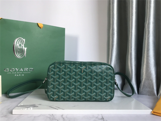 Goyard Cap-Vert PM Bag Goyardine Canvas & Cervon Calfskin