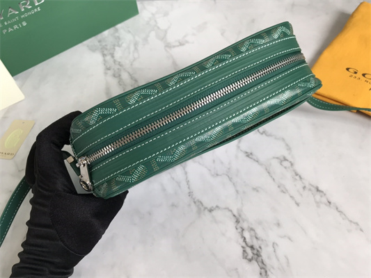 Goyard Cap-Vert PM Bag Goyardine Canvas & Cervon Calfskin