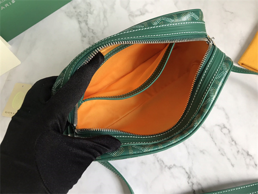 Goyard Cap-Vert PM Bag Goyardine Canvas & Cervon Calfskin