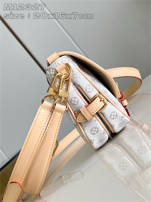 L.V Saumur BB Bag Monogram Canvas Mastic Cream M12327