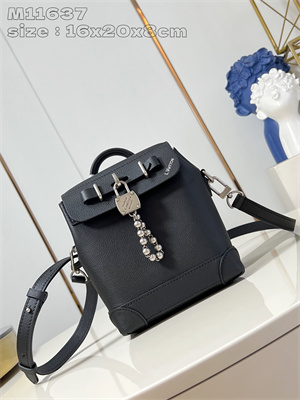 LV Steamer 15 Colorado calfskin Black M11637