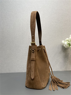 Prada Suede Bucket bag Brown 1BE079