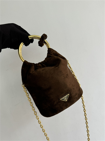 Prada Suede mini-bag Brown 1BC227