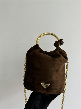 Prada Suede mini-bag Brown 1BC227