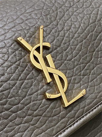 Y.S.L NIKI MEDIUM In Grained Lambskin Light Musk