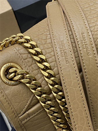 Y.S.L NIKI MEDIUM In Grained Lambskin Brown