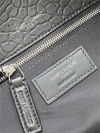 Y.S.L NIKI MEDIUM In Grained Lambskin Black