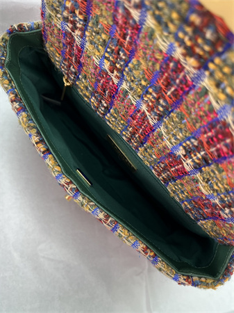 Chanel 19 Bag Tweed Gold Tone Multicolor AS1160