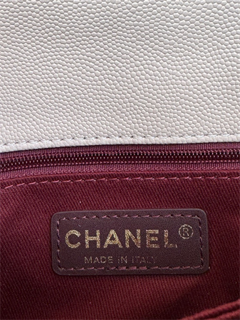 Chanel Large Coco Handle Bag Grained Calfskin Lt Gold Metal Pink A92991