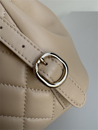 Chanel Duma Backpack Lambskin Gold Tone Metal Beige AS2908