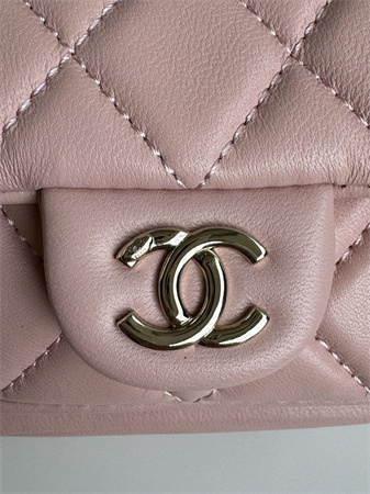 Chanel Duma Backpack Lambskin Gold Tone Metal Pink AS2908
