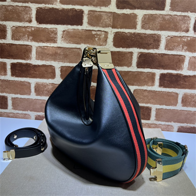 Gucci Attache large shoulder bag Leather Black 702823