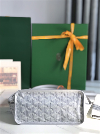 Goyard Anjou Mini Bag Chevroches Calfskin & Goyardine Canvas