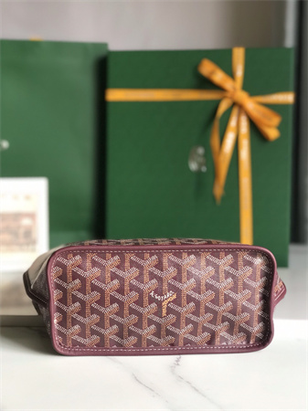 Goyard Anjou Mini Bag Chevroches Calfskin & Goyardine Canvas