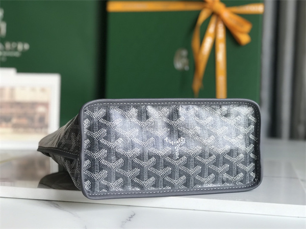 Goyard Anjou Mini Bag Chevroches Calfskin & Goyardine Canvas