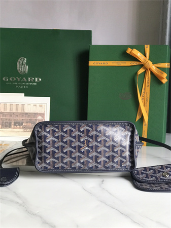 Goyard Anjou Mini Bag Chevroches Calfskin & Goyardine Canvas