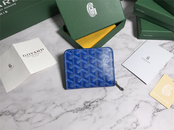 Goyard Matignon PM Wallet Goyardine Canvas & Vauzelles Calfskin