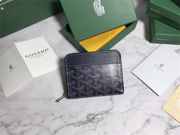 Goyard Matignon PM Wallet Goyardine Canvas & Vauzelles Calfskin