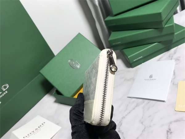 Goyard Matignon PM Wallet Goyardine Canvas & Vauzelles Calfskin