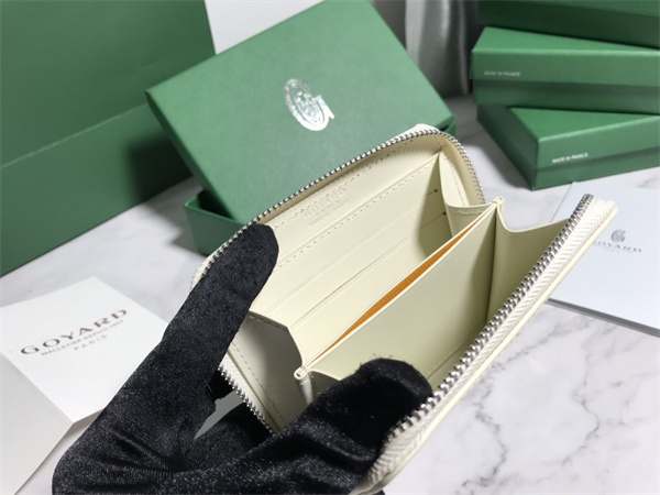 Goyard Matignon PM Wallet Goyardine Canvas & Vauzelles Calfskin