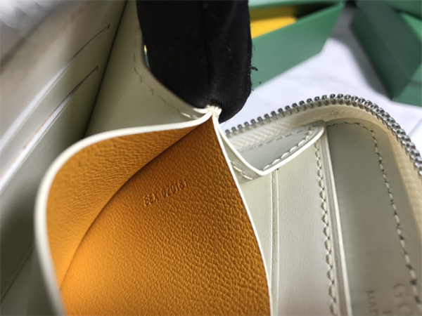 Goyard Matignon PM Wallet Goyardine Canvas & Vauzelles Calfskin