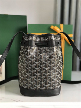Goyard Petit Flot Bucket Bag Goyardine Canvas & Chevroches Calfskin