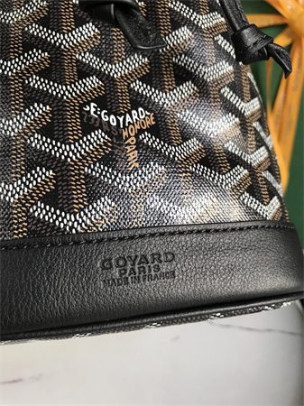 Goyard Petit Flot Bucket Bag Goyardine Canvas & Chevroches Calfskin