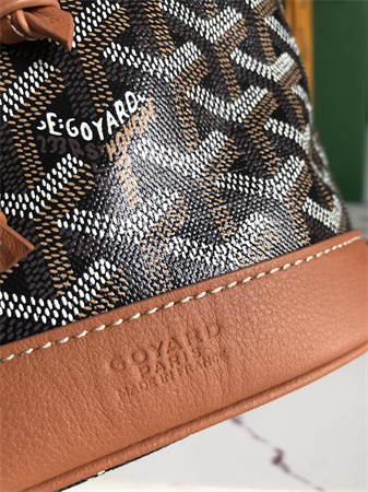 Goyard Petit Flot Bucket Bag Goyardine Canvas & Chevroches Calfskin