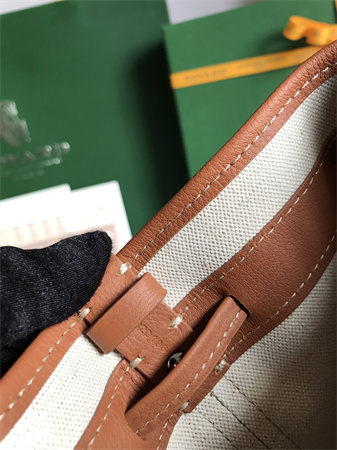 Goyard Petit Flot Bucket Bag Goyardine Canvas & Chevroches Calfskin
