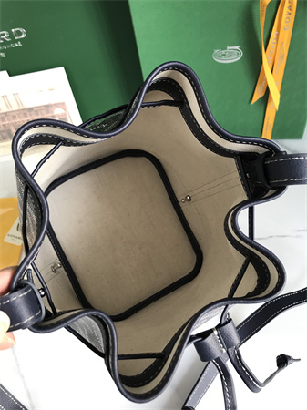 Goyard Petit Flot Bucket Bag Goyardine Canvas & Chevroches Calfskin