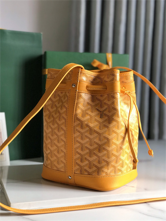 Goyard Petit Flot Bucket Bag Goyardine Canvas & Chevroches Calfskin