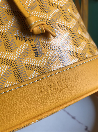 Goyard Petit Flot Bucket Bag Goyardine Canvas & Chevroches Calfskin