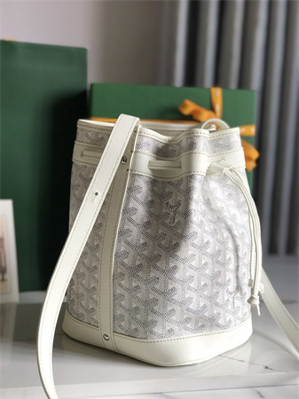 Goyard Petit Flot Bucket Bag Goyardine Canvas & Chevroches Calfskin