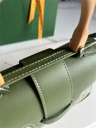 Goyard Saigon Souple Mini Bag Goyardine Canvas & Chevroches Calfskin