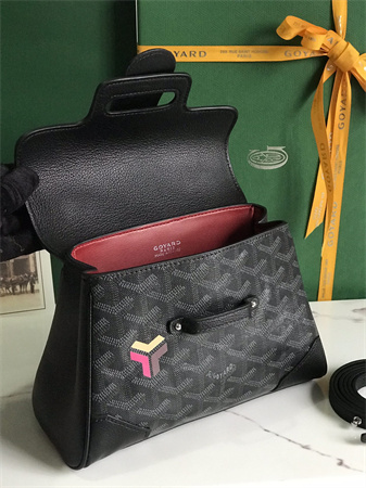 Goyard Saigon Souple Mini Bag Goyardine Canvas & Chevroches Calfskin