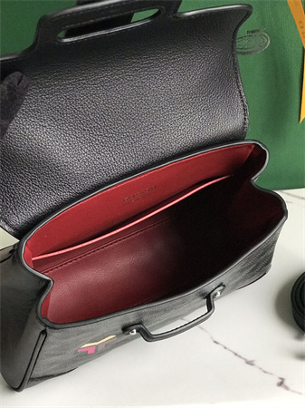 Goyard Saigon Souple Mini Bag Goyardine Canvas & Chevroches Calfskin