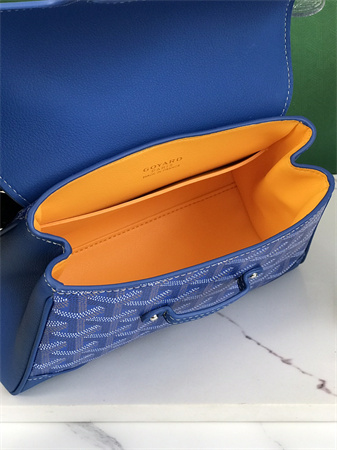 Goyard Saigon Souple Mini Bag Goyardine Canvas & Chevroches Calfskin