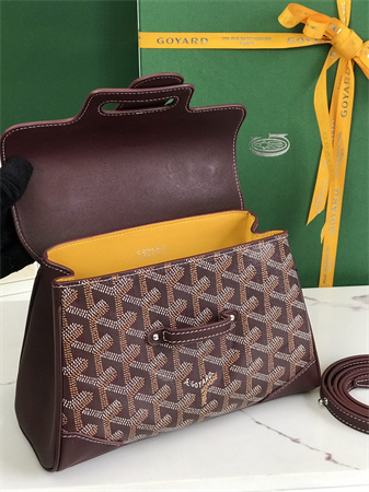 Goyard Saigon Souple Mini Bag Goyardine Canvas & Chevroches Calfskin