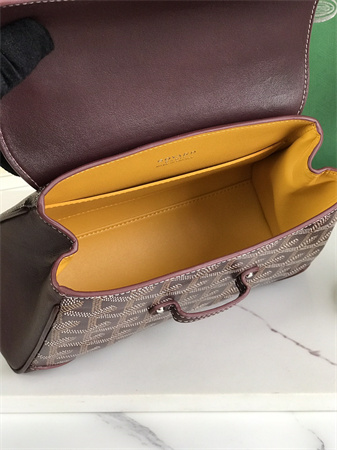 Goyard Saigon Souple Mini Bag Goyardine Canvas & Chevroches Calfskin