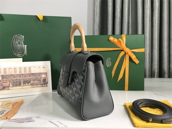 Goyard Saigon Souple Mini Bag Goyardine Canvas & Chevroches Calfskin