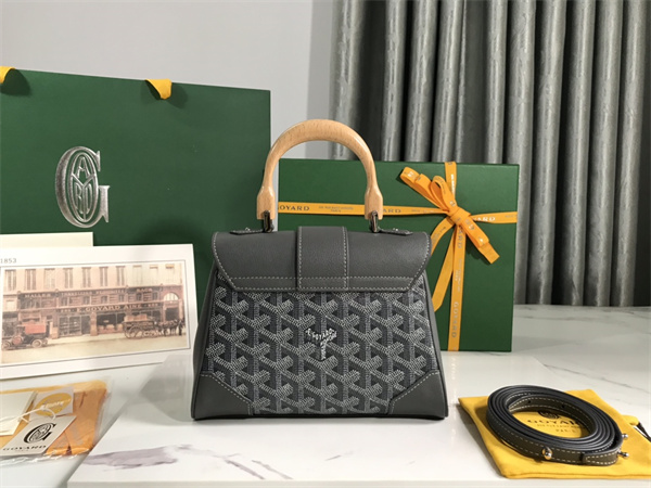 Goyard Saigon Souple Mini Bag Goyardine Canvas & Chevroches Calfskin