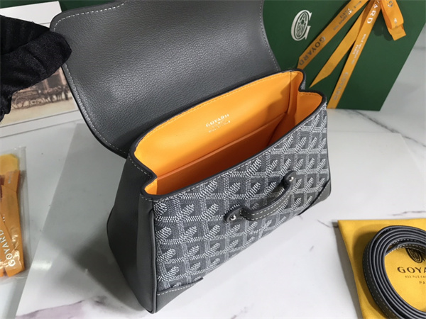 Goyard Saigon Souple Mini Bag Goyardine Canvas & Chevroches Calfskin